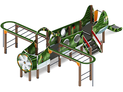 Детская игровая площадка Скай Милитари